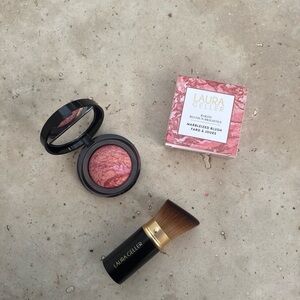 Laura Geller Blush-n-Brighten Blush and Kabuki Brush